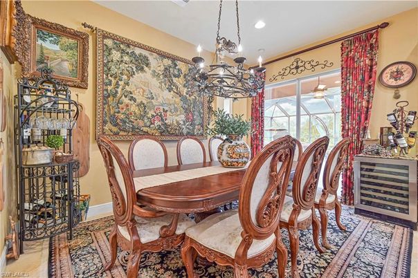 Chandelier, Dining room, Interior, Recessed Lighting