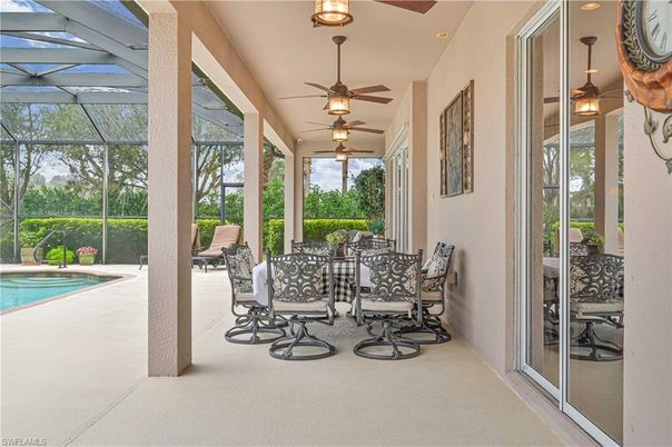 Dining room, Glass Ceilings, Interior, Pool, Sun Room