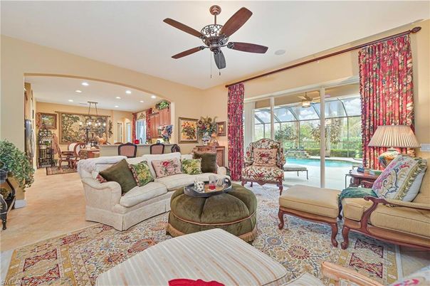 Dining room, Glass Ceilings, Interior, Living room, Pool, Recessed Lighting, Sun Room