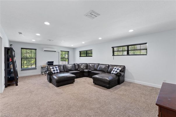Interior, Living room, Recessed Lighting