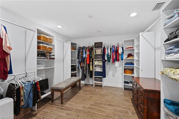 Interior, Recessed Lighting, Walk-in Closets, Wood Texture Flooring