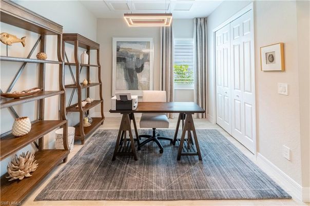 Home Office, Interior, Wood Texture Flooring