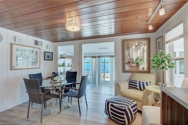 Dining room, Interior, Wooden Ceilings, Wood Texture Flooring