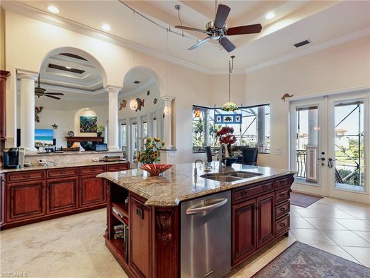 Dining room, Interior, Kitchen, Pendant Lights, Recessed Lighting
