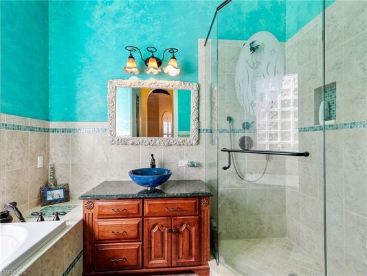 Bathroom, Glass Shower, Interior