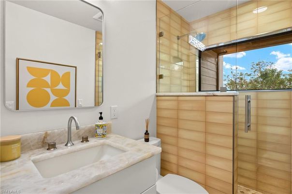 Bathroom, Glass Shower, Interior