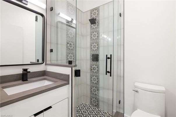 Bathroom, Glass Shower, Interior