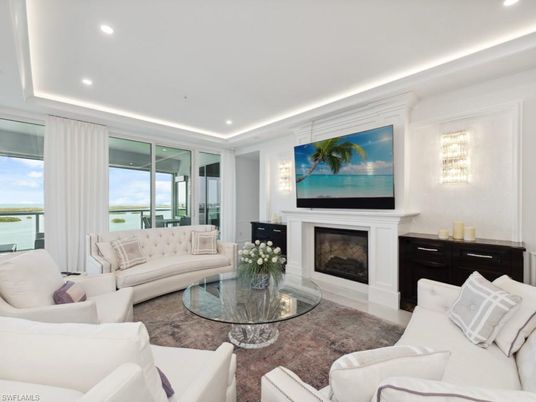 Fireplace, Interior, Living room, Recessed Lighting