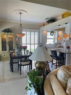 Dining room, Interior, Pendant Lights