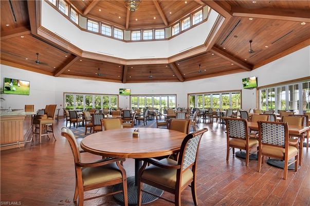 Dining room, Interior, Recessed Lighting, Wooden Beams, Wooden Ceilings, Wood Texture Flooring