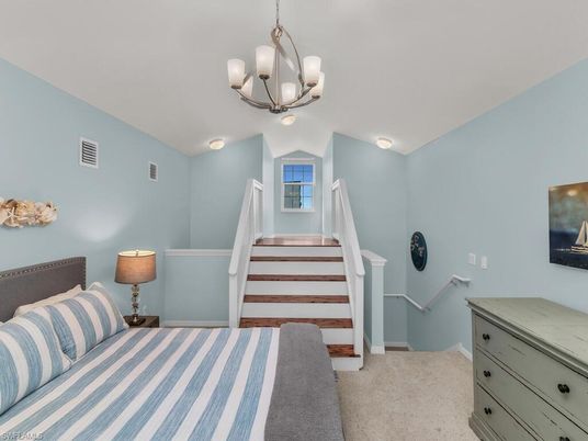 Bedroom, Chandelier, Interior