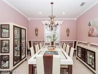 Chandelier, Dining room, Interior, Recessed Lighting