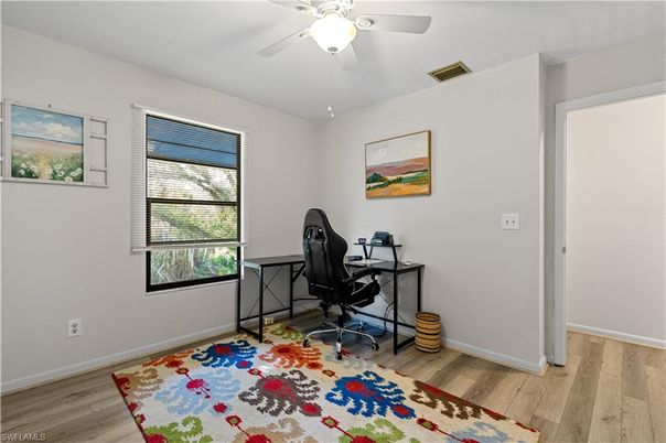 Home Office, Interior, Wood Texture Flooring