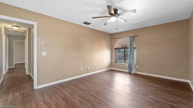 Empty room, Interior, Wood Texture Flooring