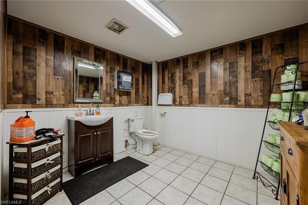 Bathroom, Interior, Wooden Walls