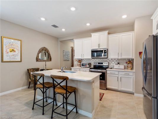 Interior, Kitchen, Recessed Lighting, Stainless Steel Appliances