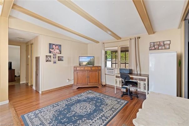 Home Office, Interior, Wooden Beams, Wood Texture Flooring