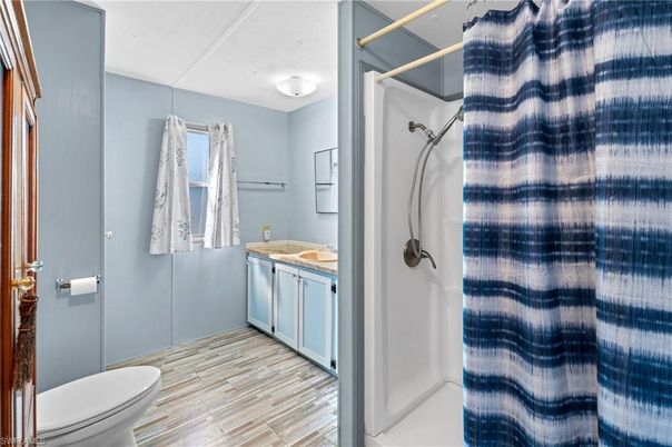 Bathroom, Interior, Wood Texture Flooring