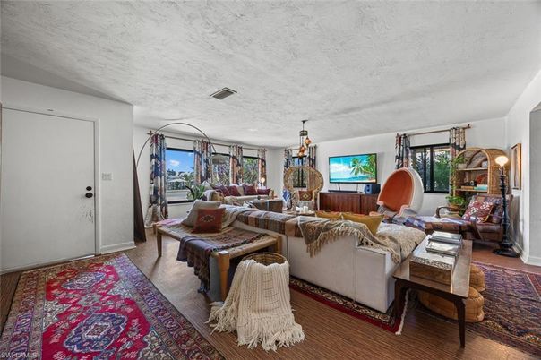 Interior, Living room, Pendant Lights, Wood Texture Flooring