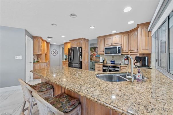 Interior, Kitchen, Recessed Lighting, Stainless Steel Appliances
