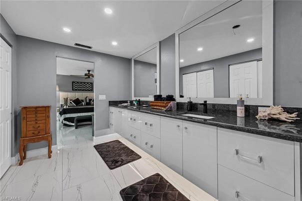 Interior, Kitchen, Marble, Recessed Lighting