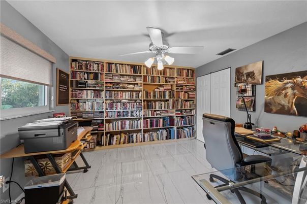 Home Office, Interior, Marble
