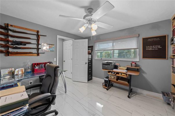 Home Office, Interior, Marble
