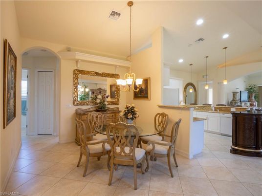 Dining room, Interior, Kitchen, Pendant Lights, Recessed Lighting