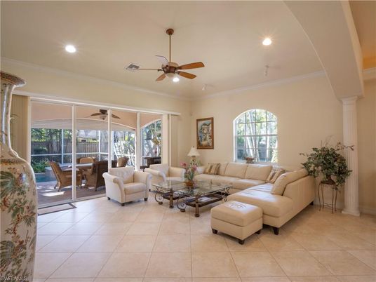 Interior, Living room, Recessed Lighting