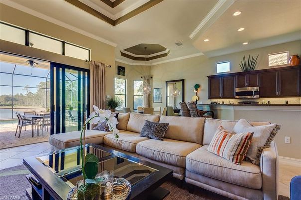 Dining room, Interior, Kitchen, Living room, Pendant Lights, Recessed Lighting