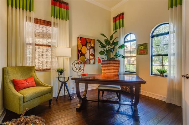 Home Office, Interior, Wood Texture Flooring