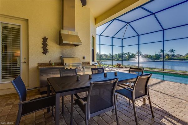 Dining room, Glass Ceilings, Interior, Pool, Sun Room, Water