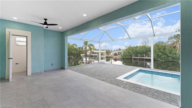 Glass Ceilings, Interior, Pool, Recessed Lighting, Sun Room
