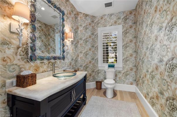 Bathroom, Interior, Wood Texture Flooring