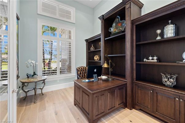 Home Office, Interior, Wood Texture Flooring