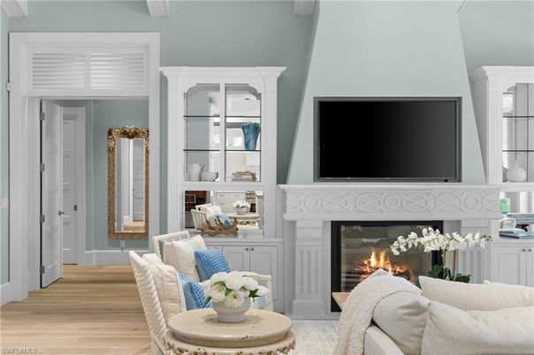 Fireplace, Interior, Living room, Wood Texture Flooring