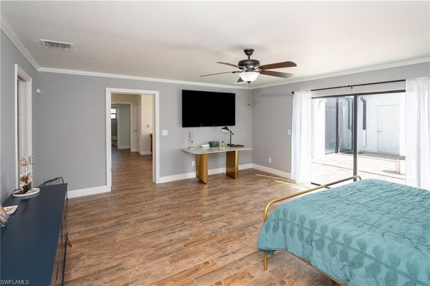 Bedroom, Interior, Wood Texture Flooring