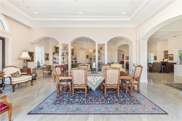 Dining room, Interior, Living room, Recessed Lighting