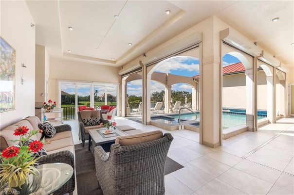 Interior, Living room, Pool, Recessed Lighting