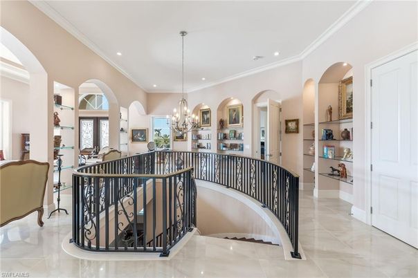 Chandelier, Interior, Recessed Lighting