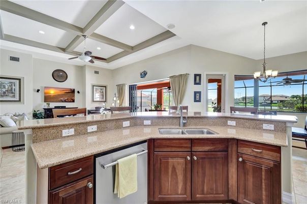 Chandelier, Interior, Kitchen, Living room, Recessed Lighting