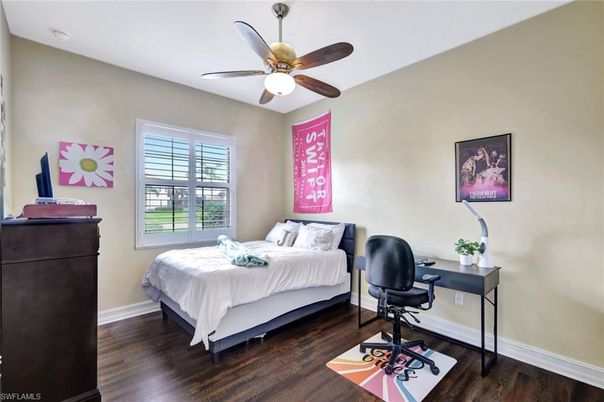 Bedroom, Home Office, Interior, Wood Texture Flooring