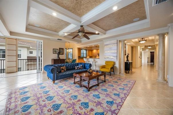 Interior, Living room, Recessed Lighting