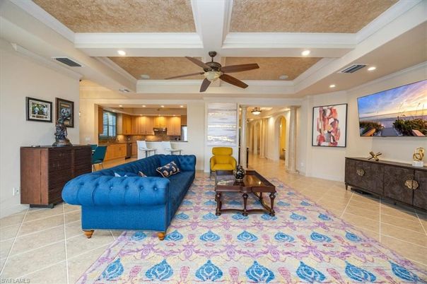 Interior, Kitchen, Living room, Recessed Lighting