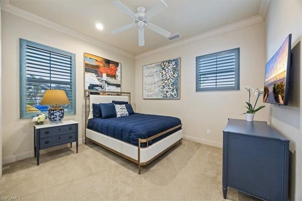 Bedroom, Interior, Recessed Lighting