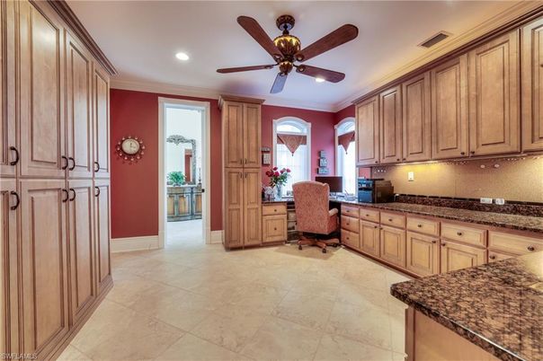 Home Office, Interior, Recessed Lighting