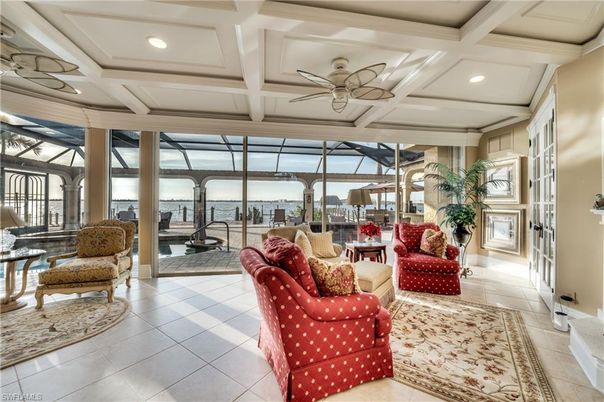 Interior, Living room, Recessed Lighting