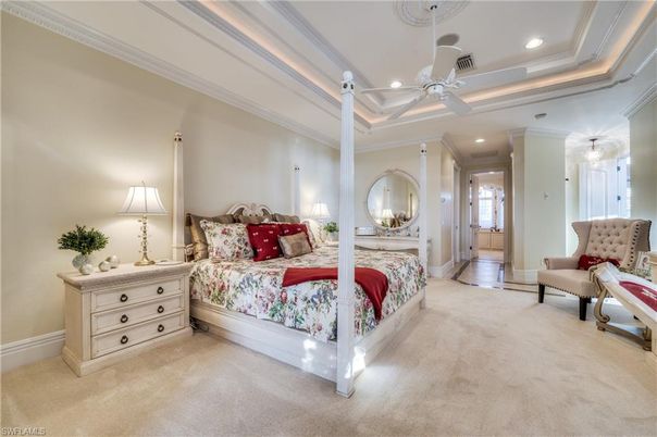 Bedroom, Interior, Recessed Lighting