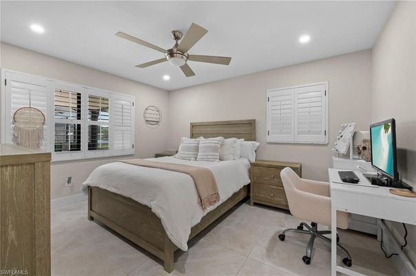Bedroom, Home Office, Interior, Recessed Lighting