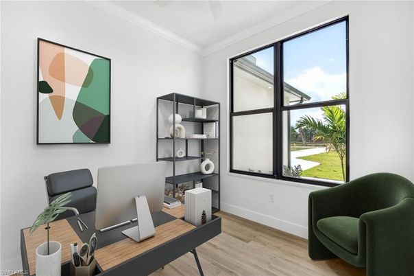 Home Office, Interior, Wood Texture Flooring